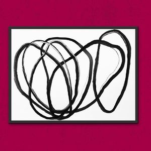 Abstract  Art Print 8x10 inches Un-Framed ❤️